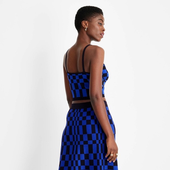 🔖 FUTURE COLLECTIVE x Target Kahlana Barfield V-neck Bralette Tank Top Sweater - Picture 6 of 10